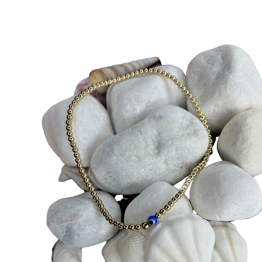 NINA YELLOW GOLD FILLED ANKLET