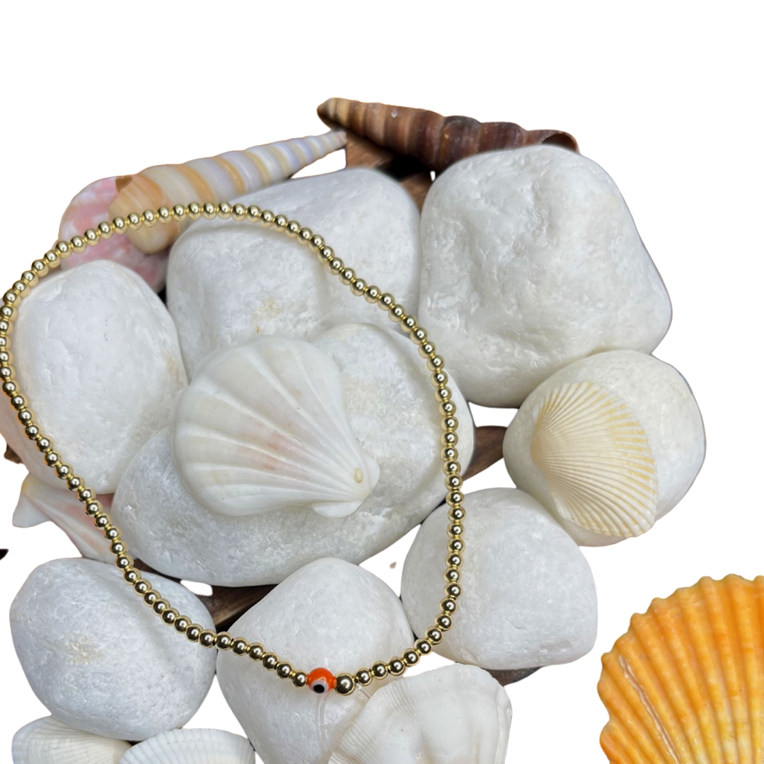NINA YELLOW GOLD FILLED ANKLET