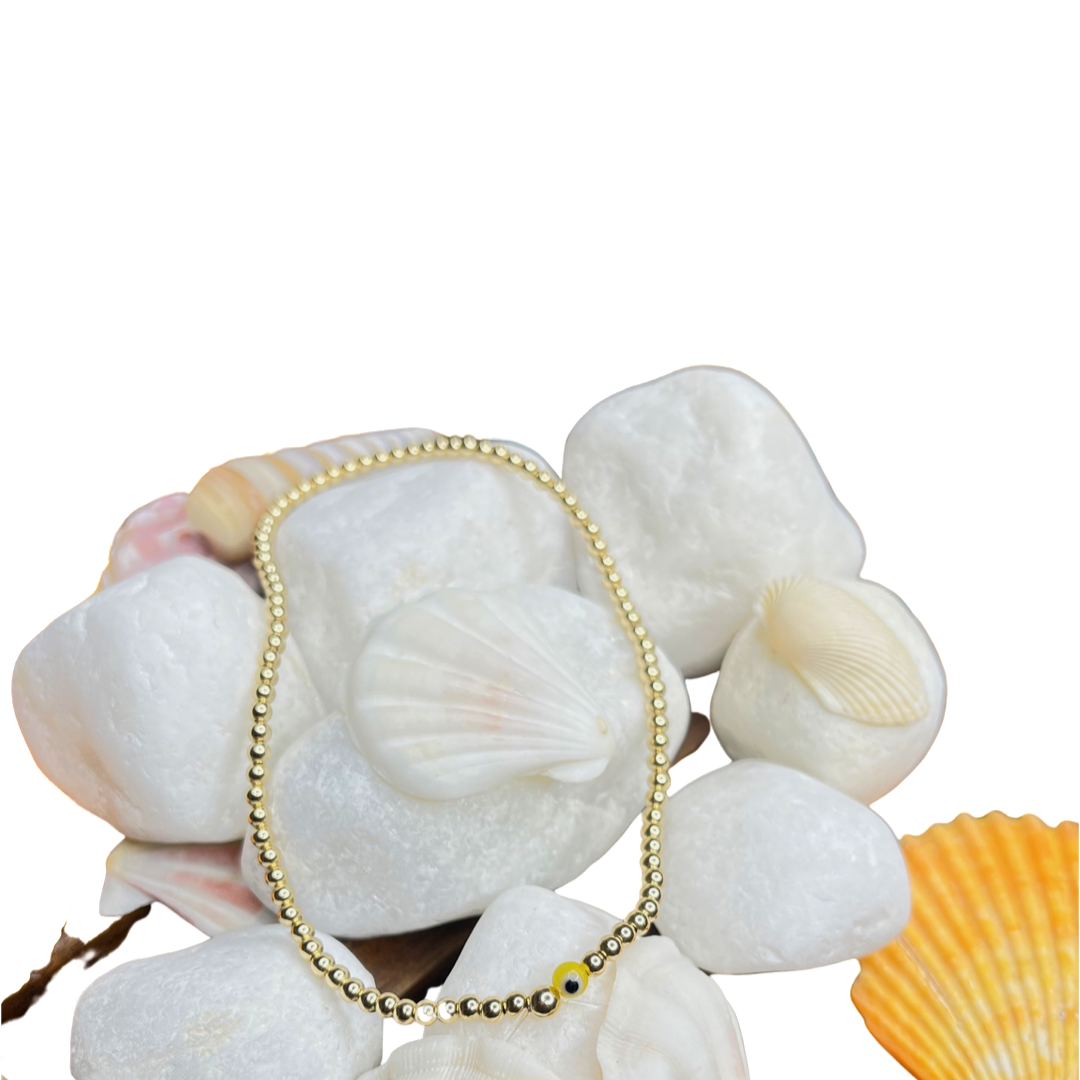 NINA YELLOW GOLD FILLED ANKLET