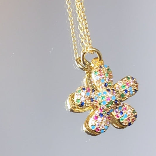 DAISY GOLD FILLED NECKLACE