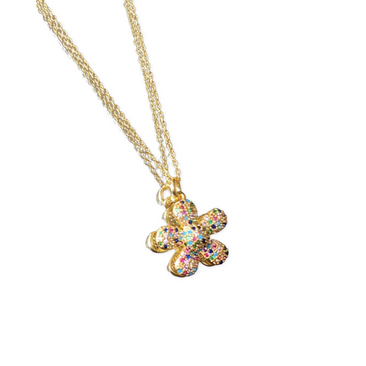 DAISY GOLD FILLED NECKLACE