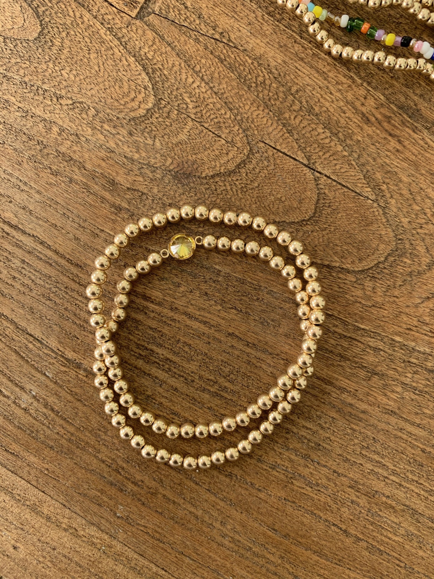 NINA YELLOW GOLD FILLED BRACELET