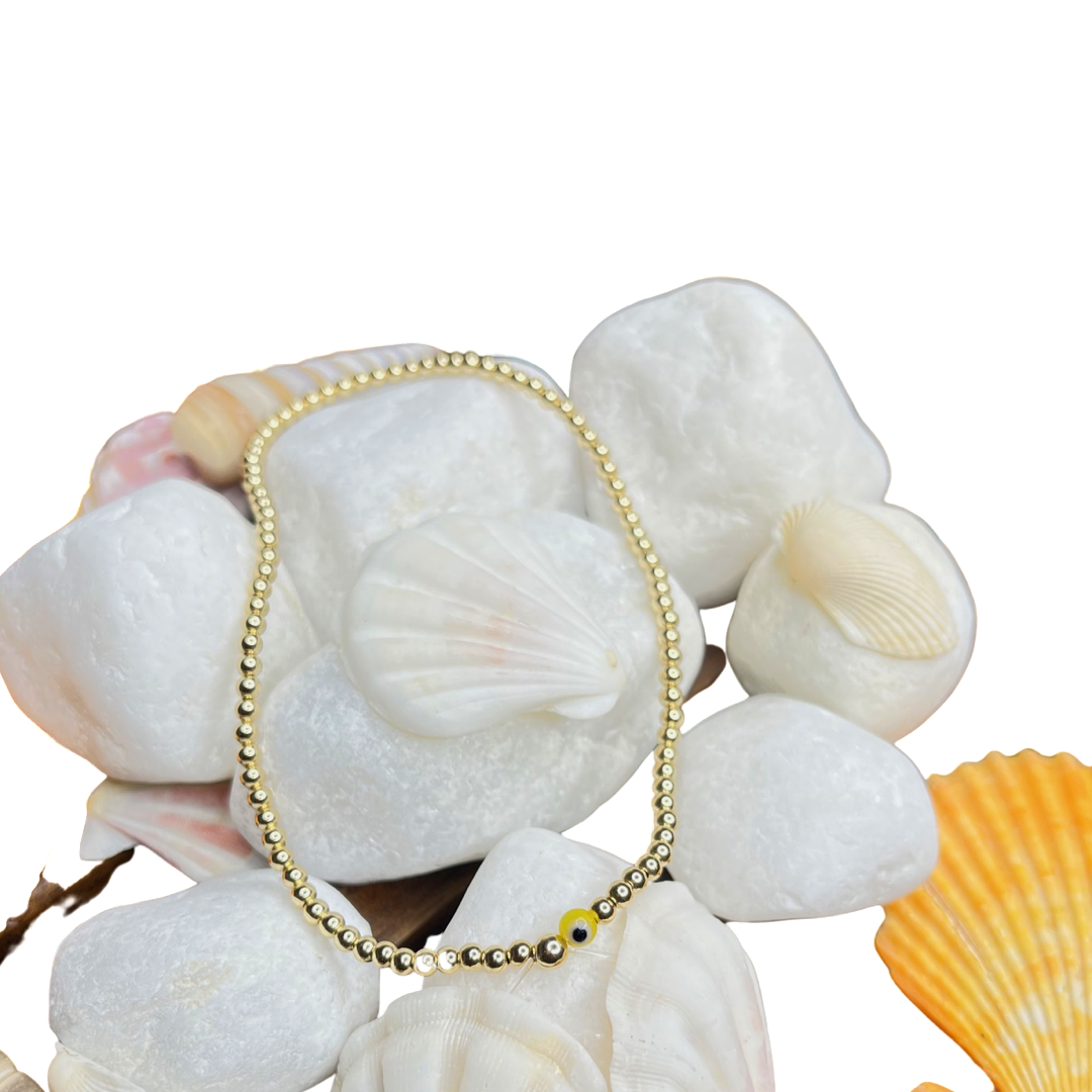 NINA YELLOW GOLD FILLED ANKLET